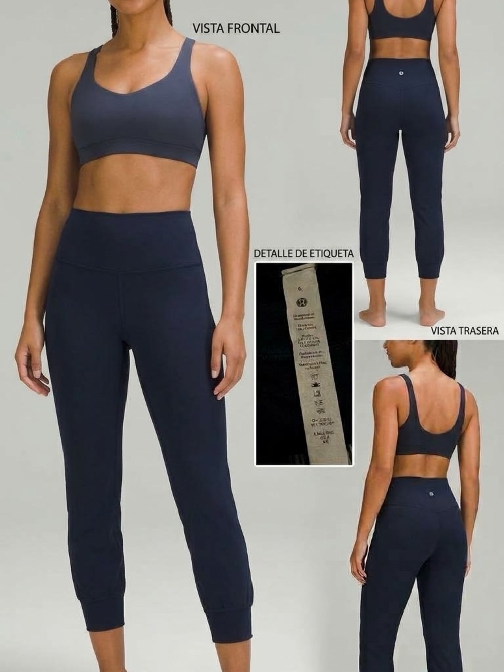 Lululemon Align Jogger Crop 23" - Talla 6 - Navy / Azul Marino